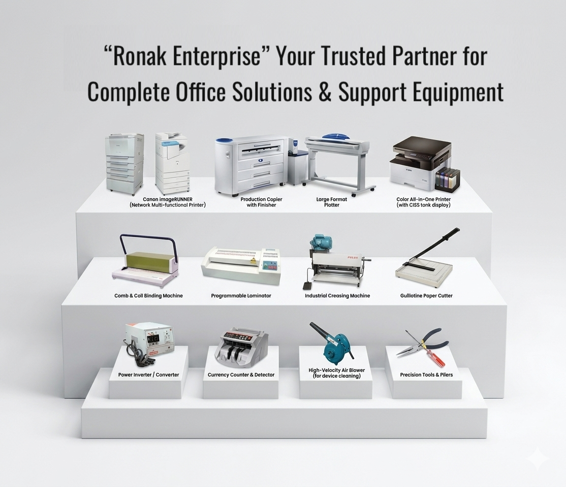 Ronak Enterprise — copier and printer solutions, Rajkot